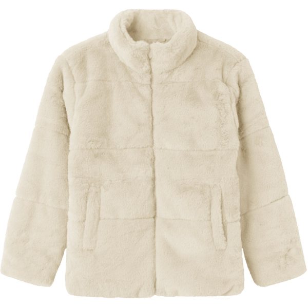 Name It Moonbeam Mila Faux Fur Jakke - Str. 128